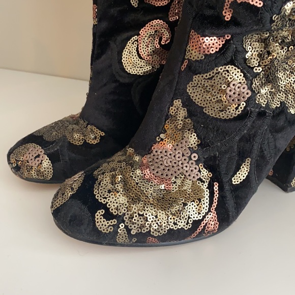 Aldo sequin booties sz 8.5 - Picture 2 of 7